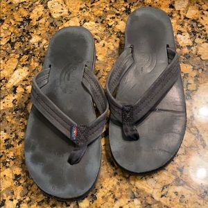 Rainbow Flip Flops Sz 6